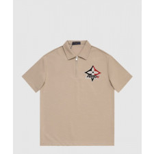 루이비통 로고 프린트 반팔