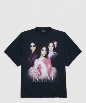 발렌시아가 킴 K 오버사이즈 티셔츠