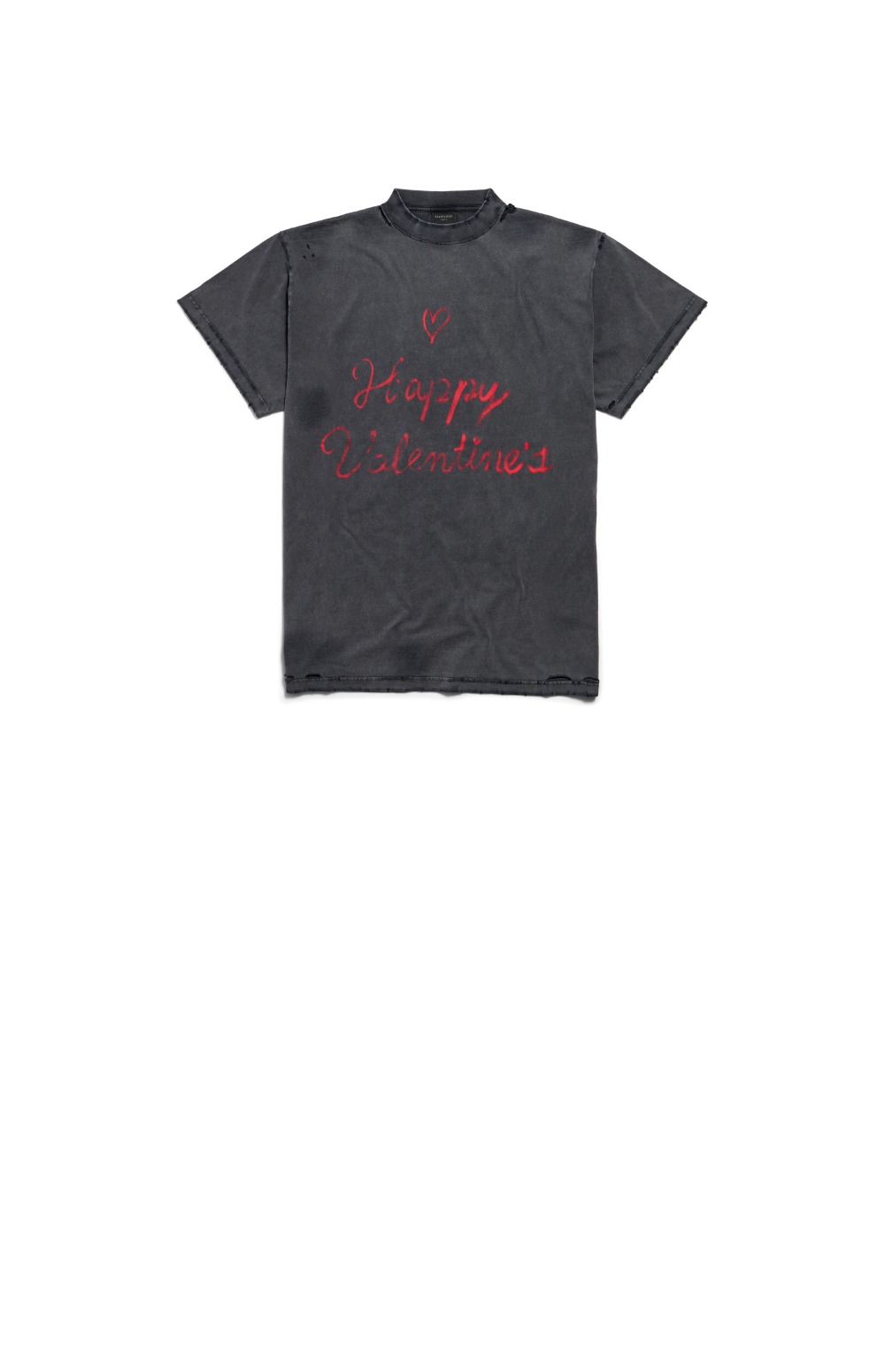 발렌시아가 립스틱 발렌타인 오버사이즈 티셔츠