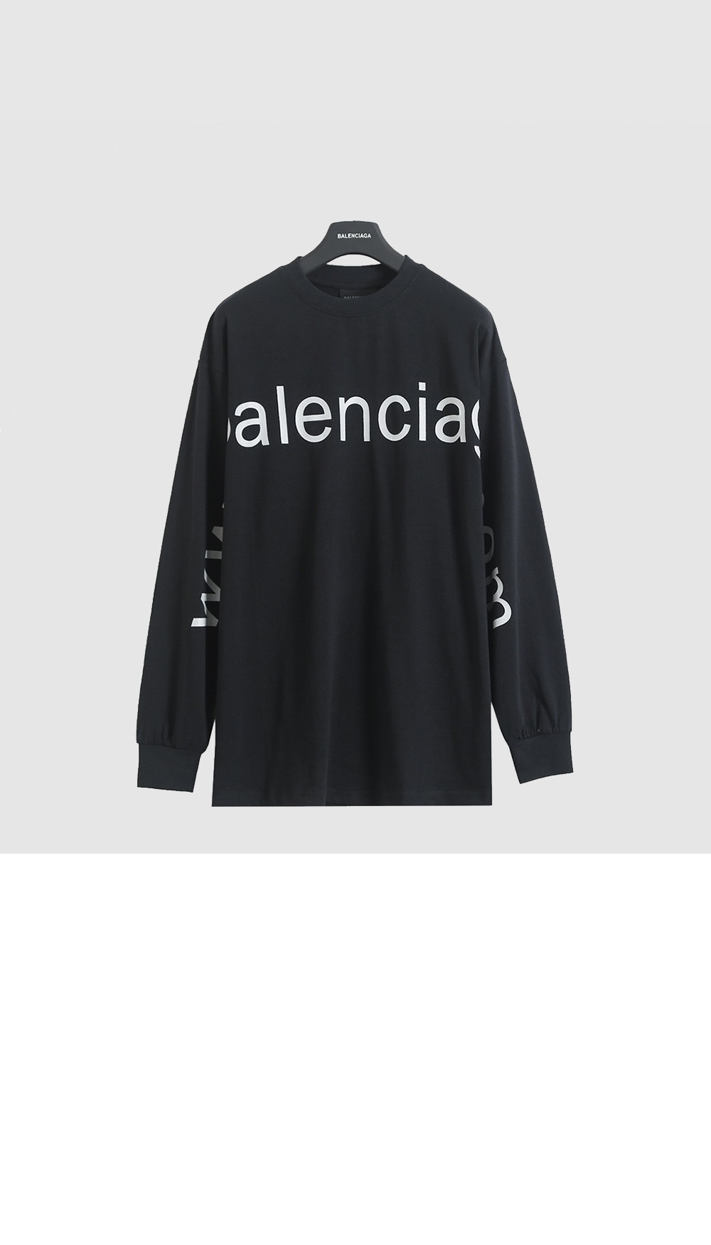 발렌시아가 플라워 코튼 톱