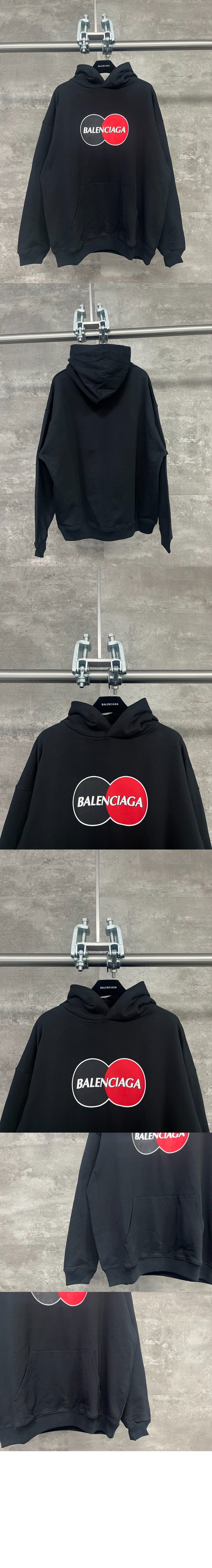 발렌시아가 라지 핏 후디