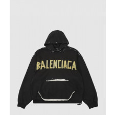 발렌시아가 후드 티셔츠