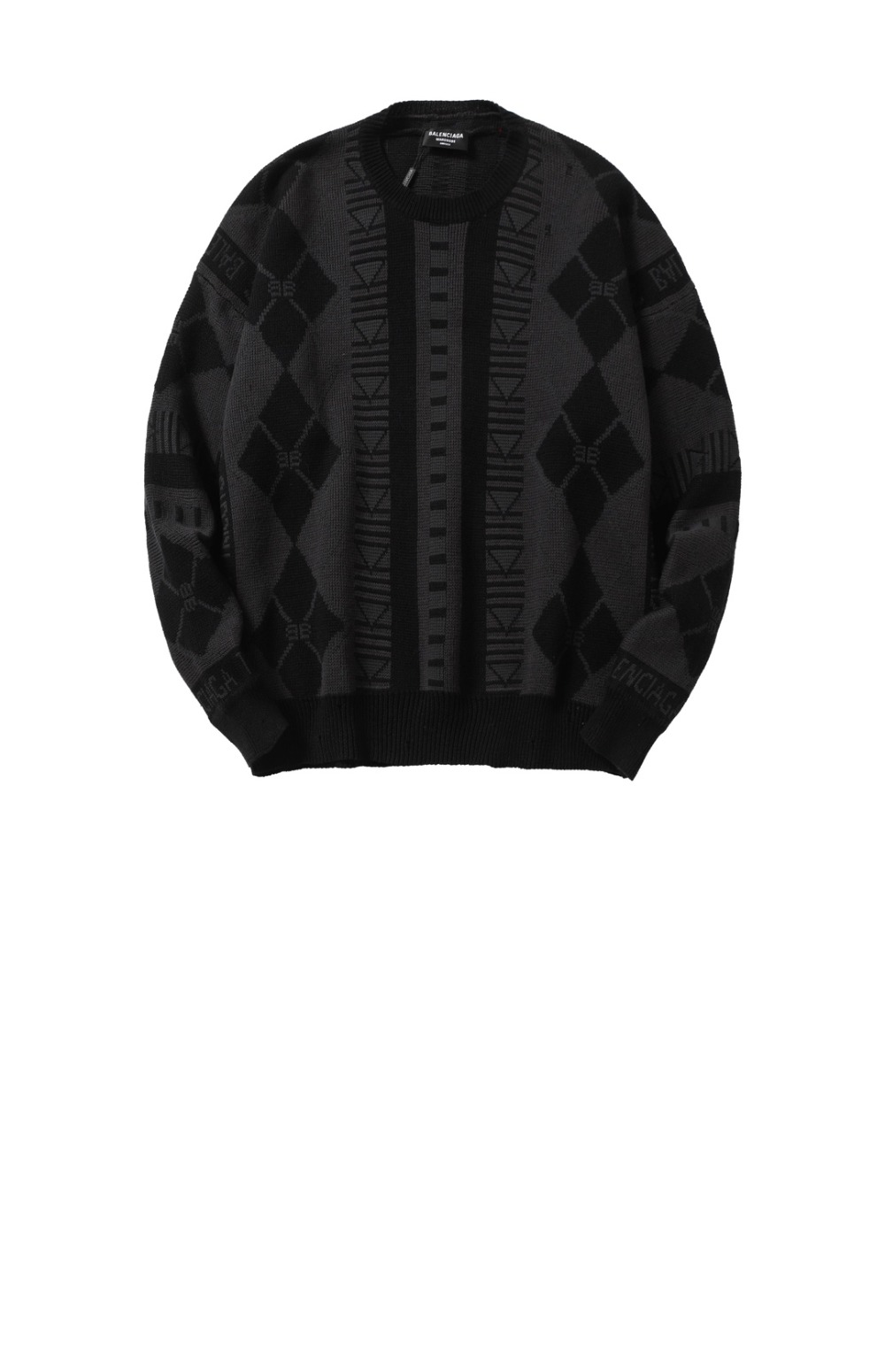 발렌시아가 크루넥 스웨터