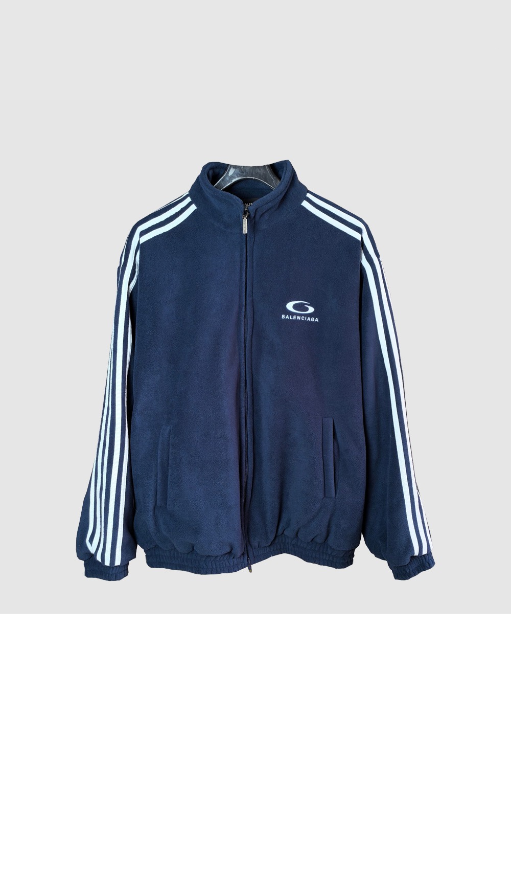 발렌시아가 저지 지프 자켓