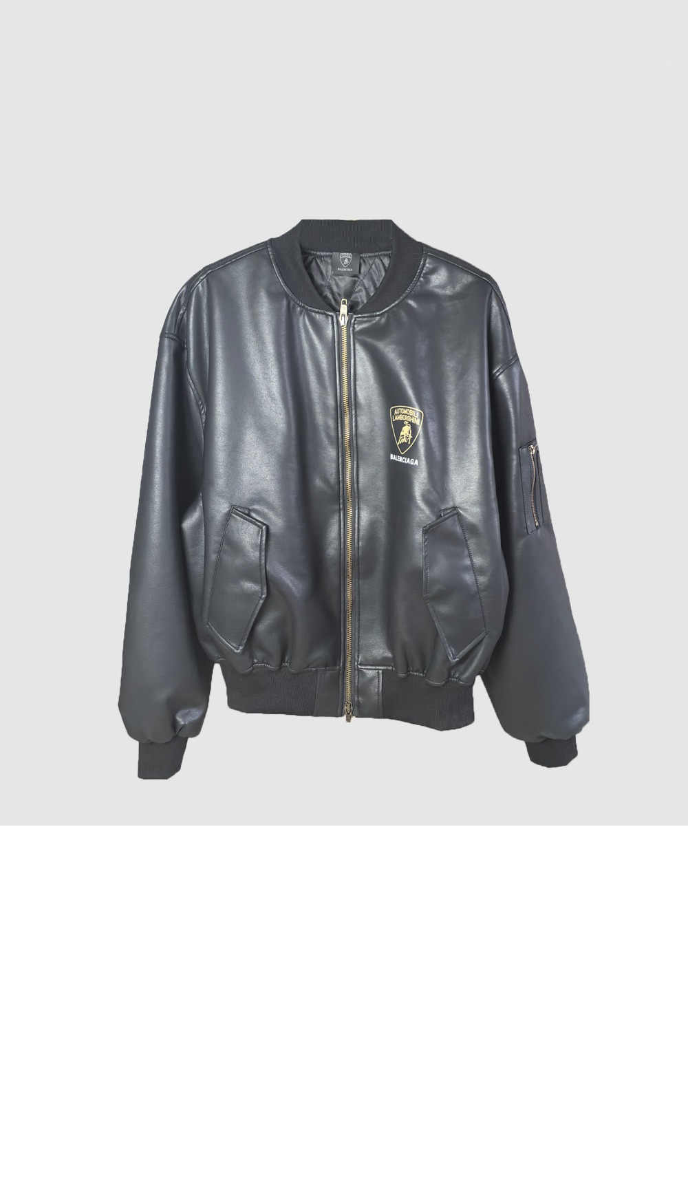 발렌시아가 가죽자켓