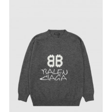 발렌시아가 크루넥 스웨터