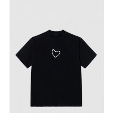 발렌시아가 로고 프린트 반팔