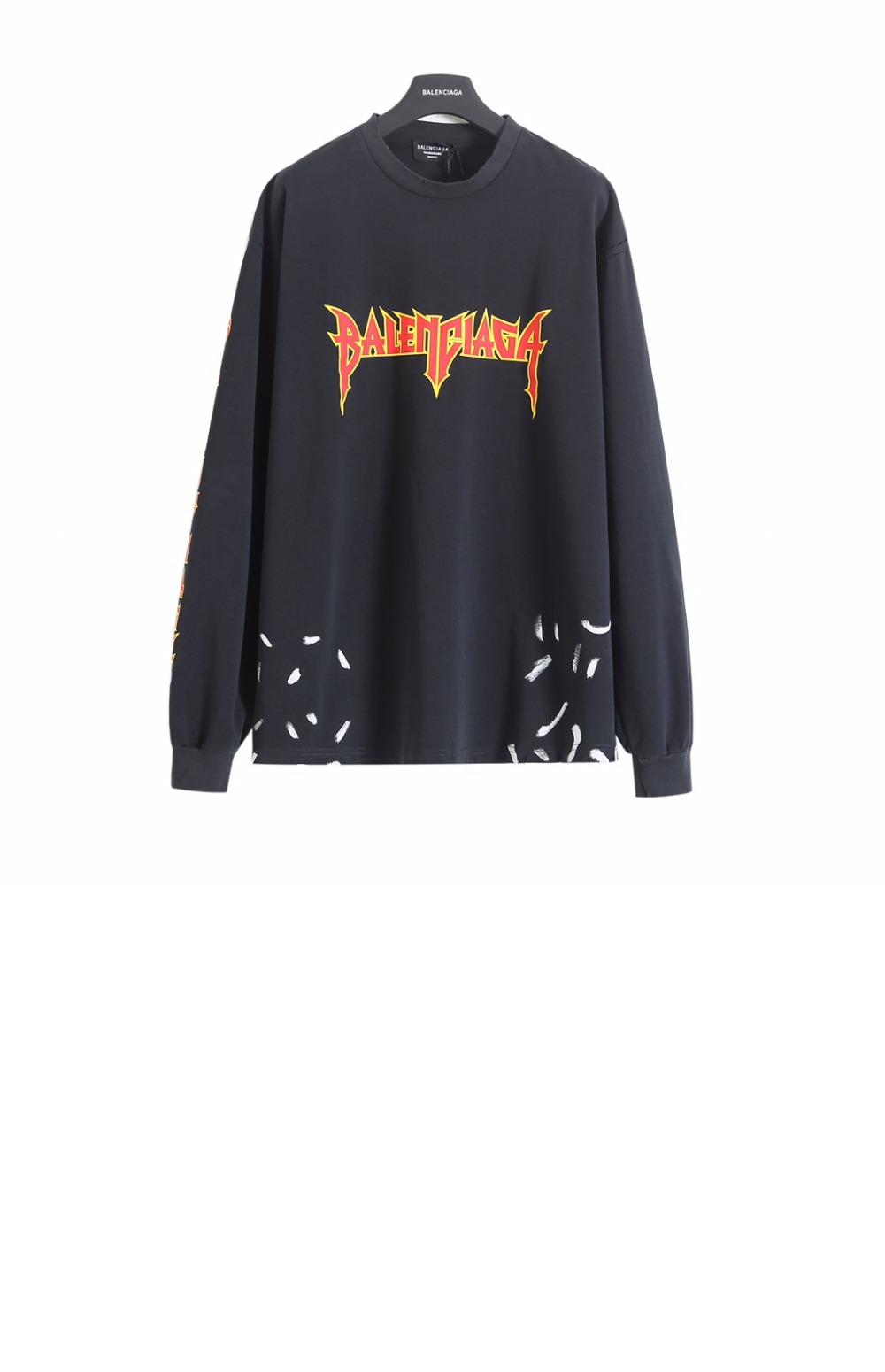 발렌시아가 플라워 코튼 톱