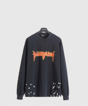 발렌시아가 플라워 코튼 톱