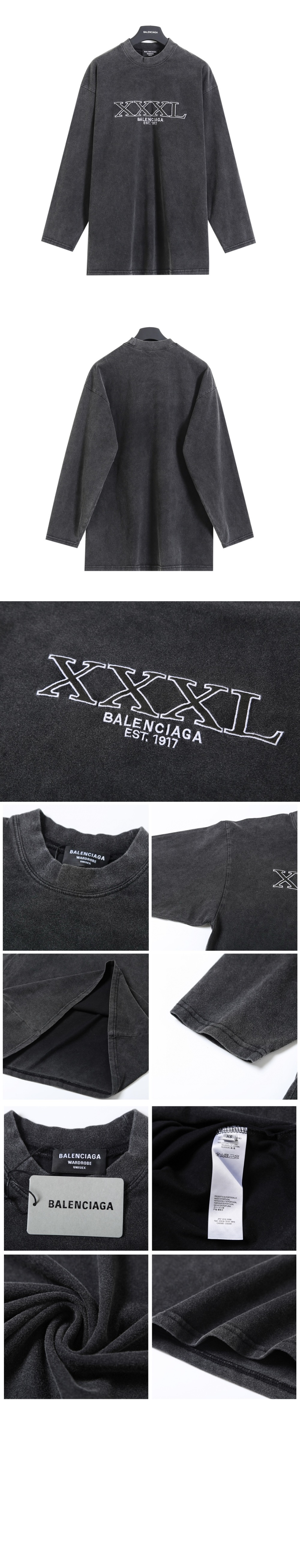 발렌시아가 플라워 코튼 톱