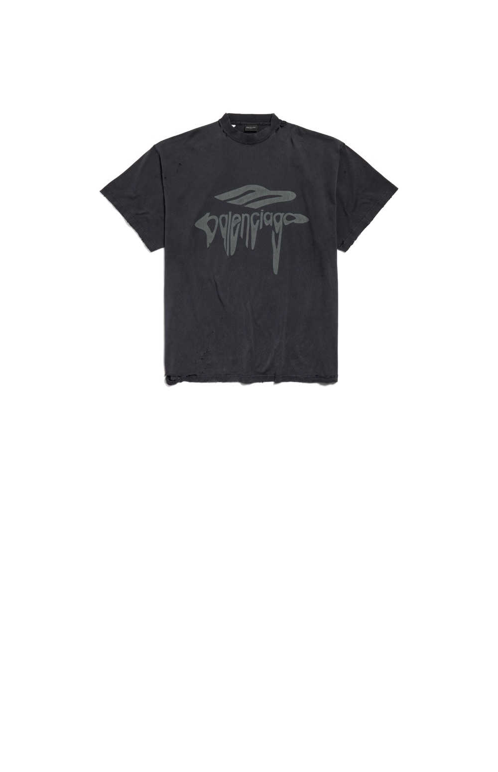 발렌시아가 리퀴파이드 오버사이즈 티셔츠