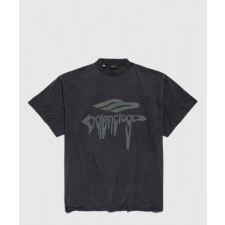 발렌시아가 리퀴파이드 오버사이즈 티셔츠