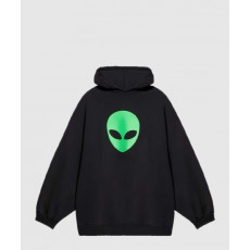 발렌시아가 에일리언 로고 후드