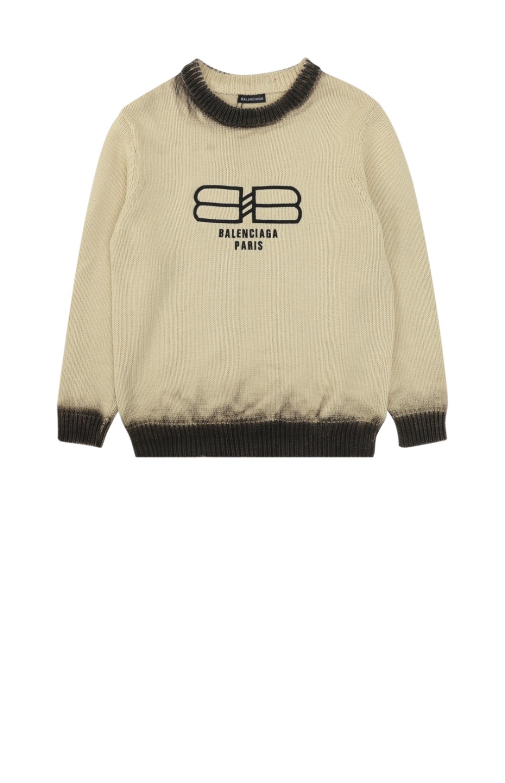 발렌시아가 프린트 니트 톱