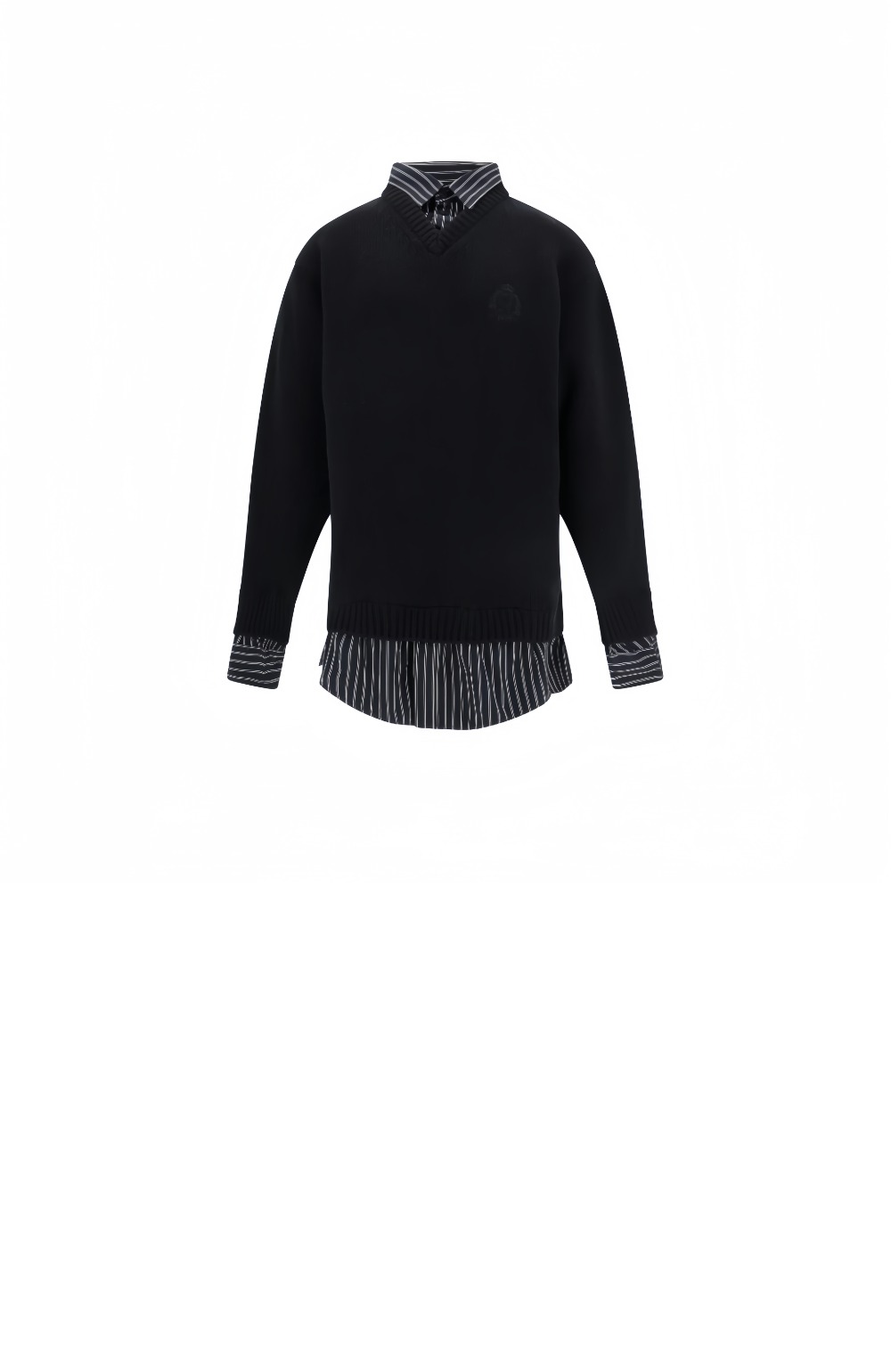 발렌시아가 레이어드 니트 스웨터