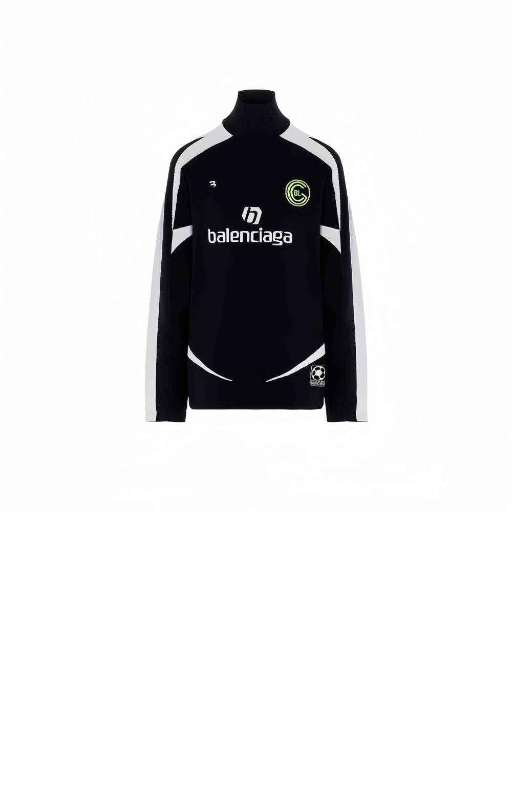 발렌시아가 프린트 니트 톱