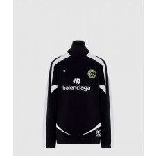 발렌시아가 프린트 니트 톱