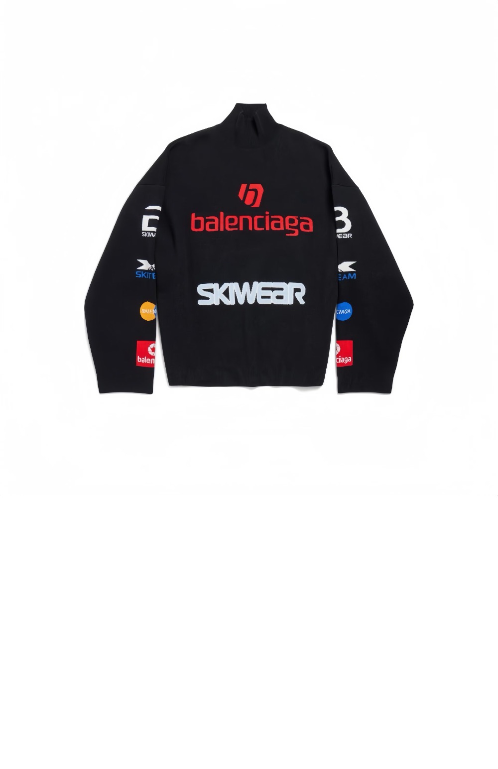 발렌시아가 스키 롱 슬리브 터틀넥