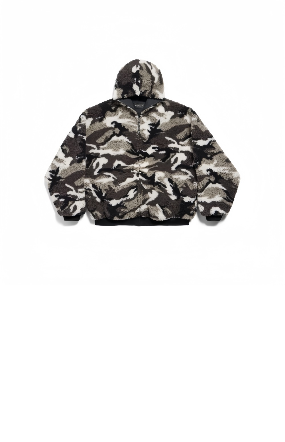 발렌시아가 스키 집업 후디