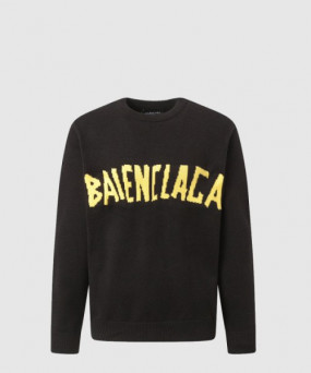 발렌시아가 프린트 니트 톱