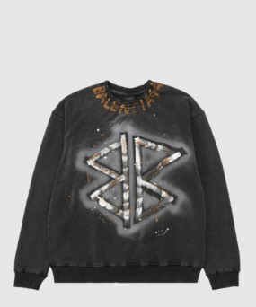 발렌시아가 플라워 코튼 톱