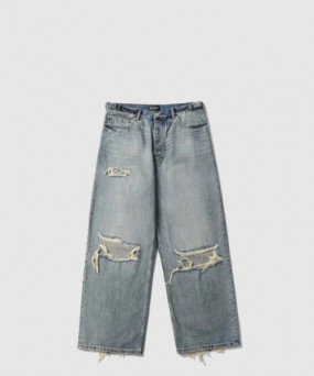 발렌시아가 패치드 포켓 배기 진