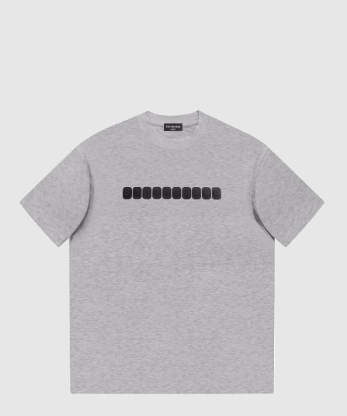 발렌시아가 로고 프린트 반팔