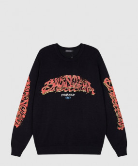 발렌시아가 플라워 코튼 톱