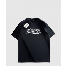 발렌시아가 로고 프린트 반팔