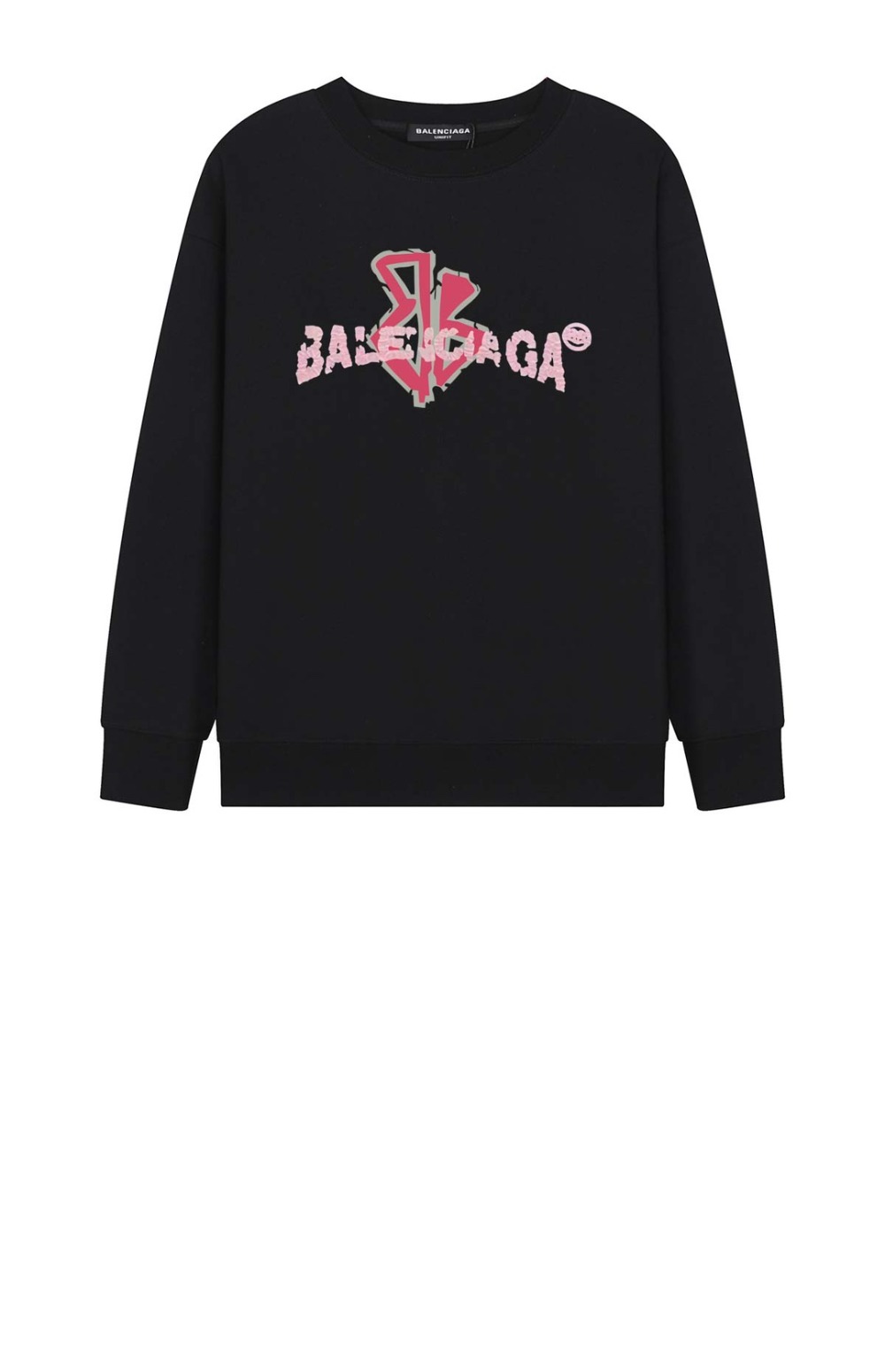 발렌시아가 로고 프린트 면 톱