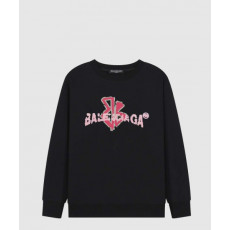 발렌시아가 로고 프린트 면 톱