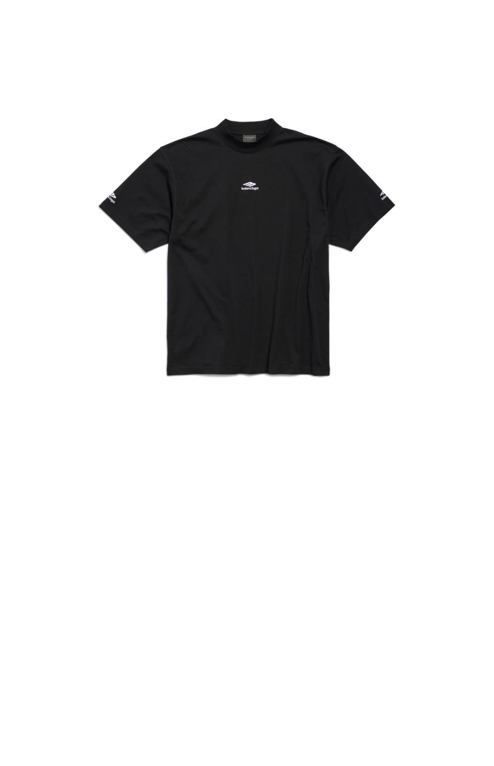 발렌시아가 3B 로고 반팔 티셔츠