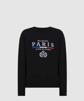 발렌시아가 플라워 코튼 톱