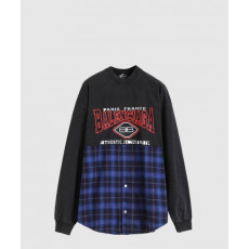 발렌시아가 어센틱 패치 긴팔 티셔츠