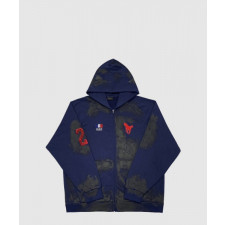 발렌시아가 더티 워싱 폴로 후드 집업