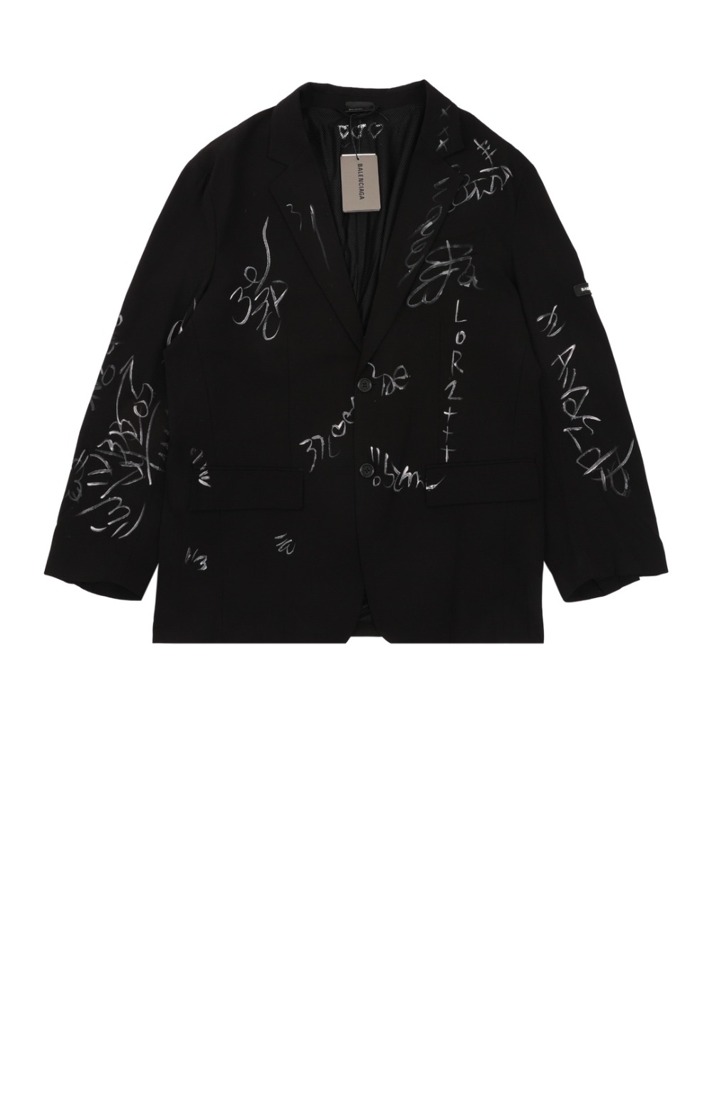 발렌시아가 그래피티 스케이터 테일러드 자켓