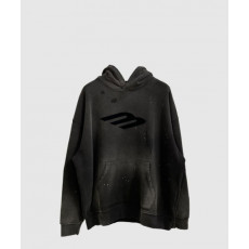 발렌시아가 로고 프린트 면 톱