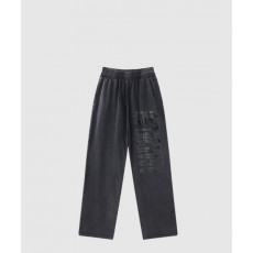 발렌시아가 배기 스웨트팬츠