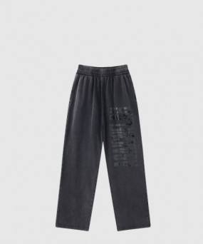 발렌시아가 배기 스웨트팬츠