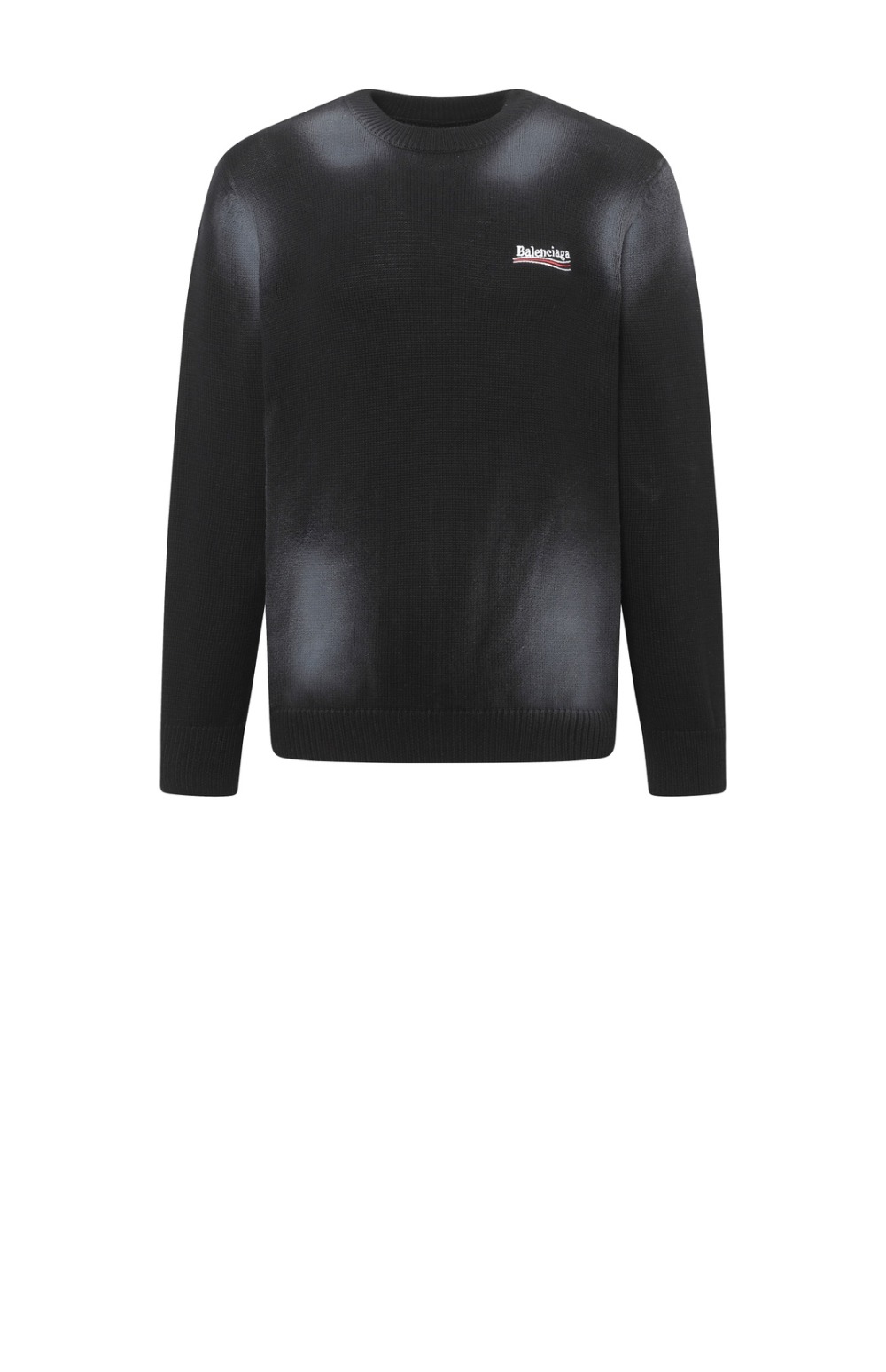 발렌시아가 로고 프린트 면 톱