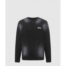 발렌시아가 로고 프린트 면 톱