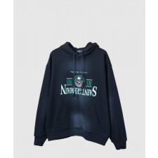 발렌시아가 로고 프린트 면 톱