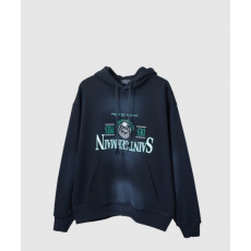 발렌시아가 로고 프린트 면 톱