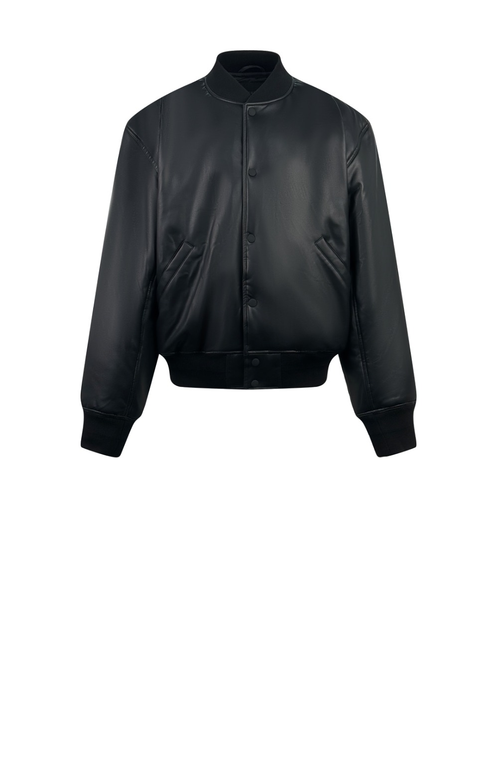 발렌시아가 보머 가죽 재킷
