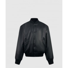 발렌시아가 보머 가죽 재킷