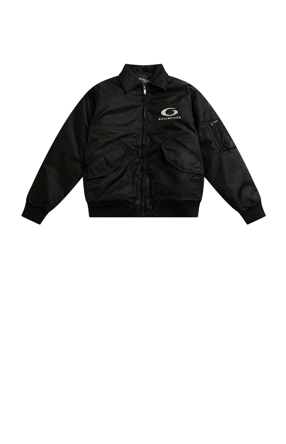 발렌시아가 로고 집업 자켓