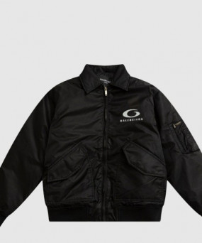 발렌시아가 로고 집업 자켓