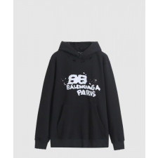 발렌시아가 드로운 BB 아이콘 라지 핏 후디