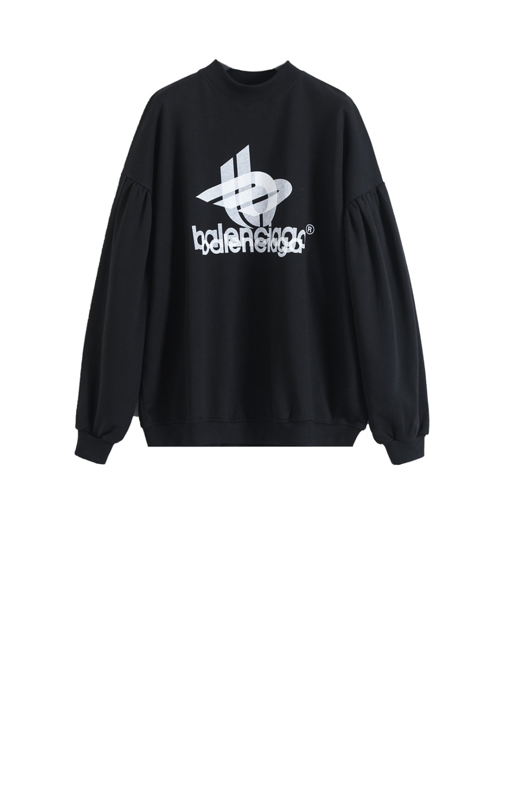 발렌시아가 로고 프린트 면 톱