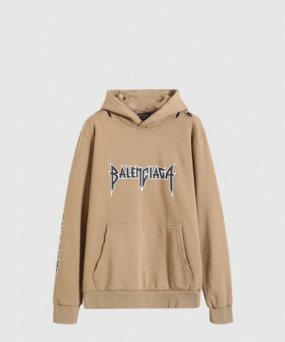 발렌시아가 후드 티셔츠